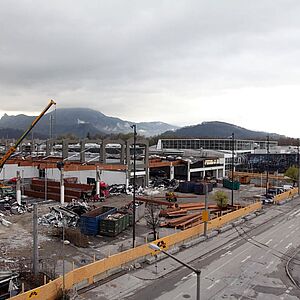 Abriß Messehallen
