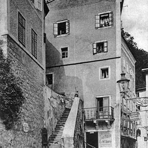 Die Steingasse einst.