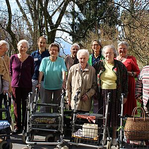 SeniorInnen fertigten Baumschilder