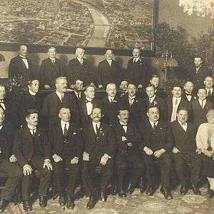 Salzburger Gemeinderat im Jahr 1918