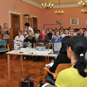 Projektgruppe E-Qalin im SeniorenwohnhausHellbrunn