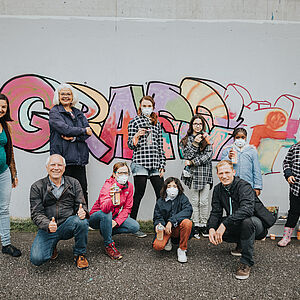 Die längste Graffiti-Wand Salzburgs