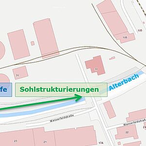Maßnahmenbereiche Alterbach