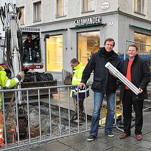 Baustart am Platzl: