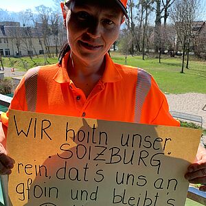 Appell der Straßenreinigung