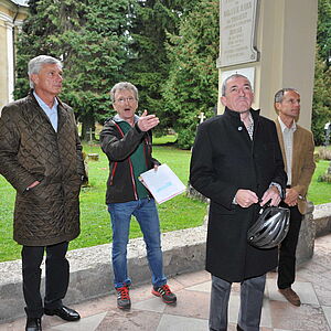 Lokalaugenschein auf dem St.Sebastian-Friedhof