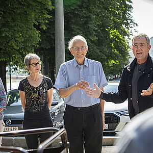 Dagmar Aigner, Dietgrad Grimmer, Werner Thuswaldner und Fred Kendlbacher stehen gemeinsam hinter dem Projekt.