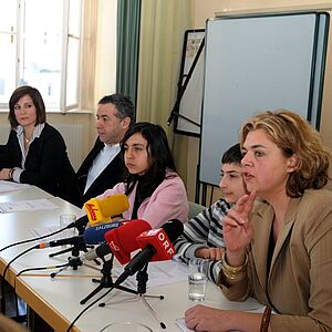 Pressegespräch zum Thema Muttersprache