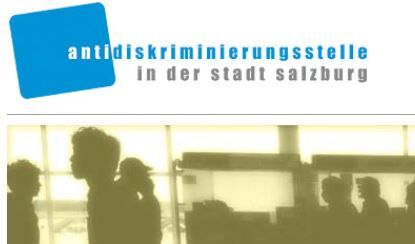 Antidiskriminierungsstelle Salzburg Das Logo der Antidiskriminierungstelle Salzburg.