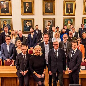 Salzburger Gemeinderat im Jahr 2018