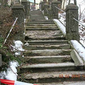 Sanierung Aufgang Kapuzinerkloster