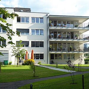 Die Außenansicht des Lieferinger Seniorenwohnheims