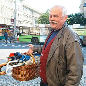 Jeder konnte maximal fünf Schirme kaufen
