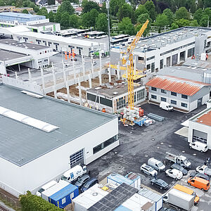 Neue Gebäude am Wirtschaftshof