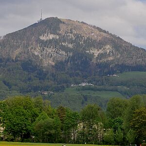 Der Gaisberg vom Freisaalweg aus 