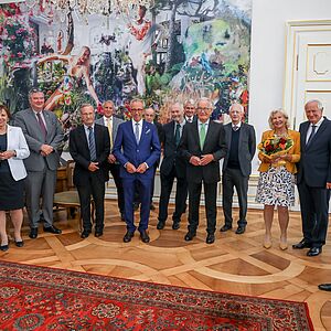 Mitstreiter der ersten Stunde als Gratulanten: