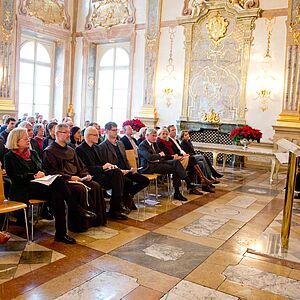 Festakt im Marmorsaal.