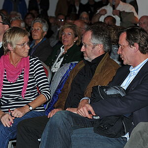 Stadtrat Padutsch mitten im Publikum