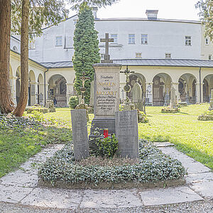 Der Friedhof in St. Sebatian.