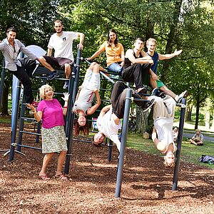 Streetworkoutanlage im Lehener Park: