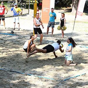 Integrations-Beachvolleyball WM