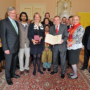 Stadtsiegel in Gold für Eberle: