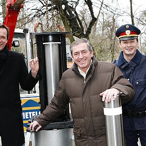 Poller groß und Poller klein