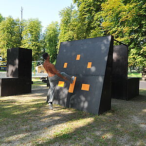 Parkour Park im Volksgarten