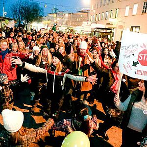 "One Billion Rising" am 14. Februar