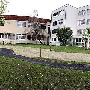 Panoramaaufnahme des Seniorenwohnheims Liefering