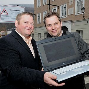 Am Laptop überprüfbar:
