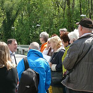 Stadtspaziergang zum Kraftwerk Sohlstufe Lehen