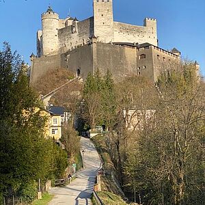 Festung Hohensalzburg im März 2020