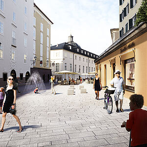 Blick von der Linzer Gasse