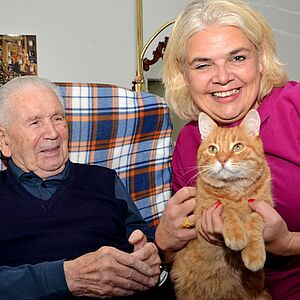 Der darf bei mir schlafen: