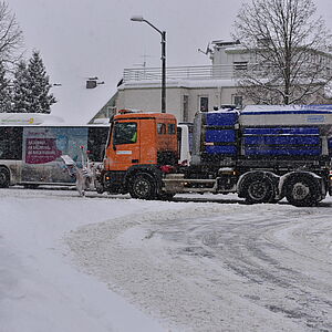 Winterdienst in der Stadt Salzburg