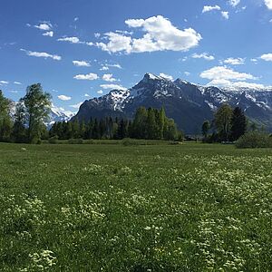 Blick auf den Untersberg von Leopoldskron