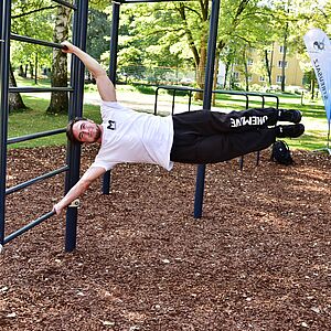 Streetworkoutanlage im Lehener Park: