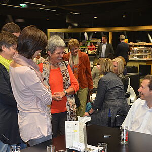 Georg Fraberger im Gespräch mit Leserinnen