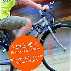 Programmfolder für Frauentag in Salzburg