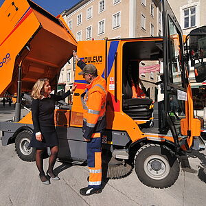 Innovative Kehrmaschine für den Fuhrpark