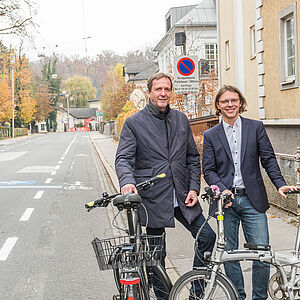Breitere Mehrzweckstreifen in der Neutorstraße