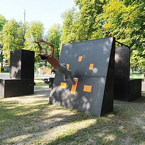 Parkour Park im Volksgarten