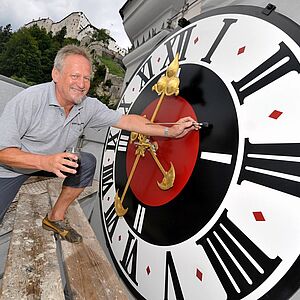 Direkt unter der Festung: