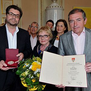 Stadtsiegel in Silber für Walter Müller