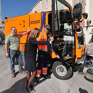 Innovative Kehrmaschine für den Fuhrpark