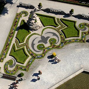 Ornamental-florale Kunst.