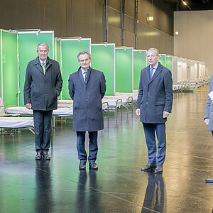 Covid-Sonderspital im Messezentrum
