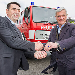 Feuerwehrauto übersiedelt nach Bosnien