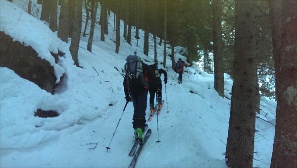 Erste Etappe: Hohlweg